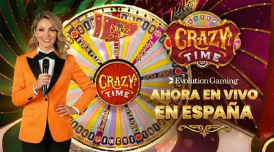 Crazy Time — game show live di Evolution Gaming con ruota della fortuna